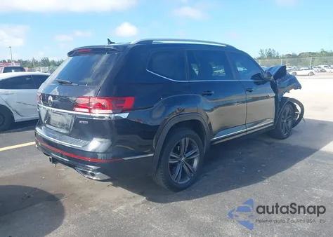 2022 Volkswagen Atlas 3.6L V6 Sel R-Line из США, поврежденный, VIN 1V2AR2CA5NC512660